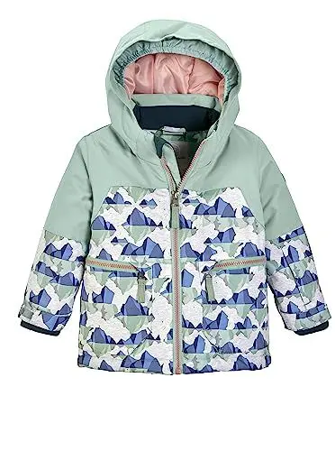 Produktbild: first instinct by killtec unisex Skijacke wasserdicht/Funktionsjacke mit Kapuze und Schneefang FISW 39 MNS SKI JCKT, stahlmint, 122, 39918-000