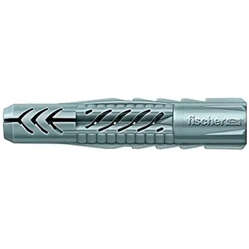 Produktbild: FISCHER 77892 Universaldübel UX 12 x 70, Schachtel mit 20 Nylondübeln, Allzweckdübel ohne Rand, für optimalen Halt bei Befestigungen in Beton, Gipskarton, Kalksand-Lochstein uvm.