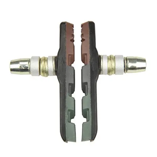 Produktbild: FISCHER 85188 Bremsschuhe | Bremsbeläge | für V-Bremse und Cantilever-Bremse | für Fahrräder und E-Bikes geeignet | DIN EN 14766 | 2 Stück, Schwarz