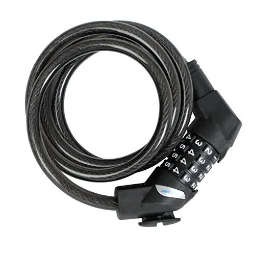 Produktbild: FISCHER 85906 Spiralschloss Zahlen, Länge: 120cm, schwarz