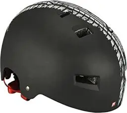Produktbild: FISCHER BMX Fahrradhelm, Radhelm, Dirt Bike Helm Track, L/XL, 58-61cm, schwarz weiß, TÜV geprüft