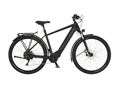 Produktbild: FISCHER E-Bike ATB TERRA 8.0i, Elektrofahrrad für Damen und Herren, RH 55 cm, Mittelmotor 90 Nm, 36 V Akku, Schwarz