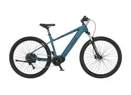Produktbild: FISCHER E-Mountainbike MONTIS 4.1i, Elektrofahrrad für Damen und Herren, RH 43 cm, Mittelmotor 80 Nm, 36 V Akku, eisdunkeltürkis matt