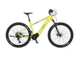 Produktbild: FISCHER E-Mountainbike MONTIS 8.0i, Elektrofahrrad für Damen und Herren, RH 49 cm, Mittelmotor 90 Nm, 36 V Akku, Gelb