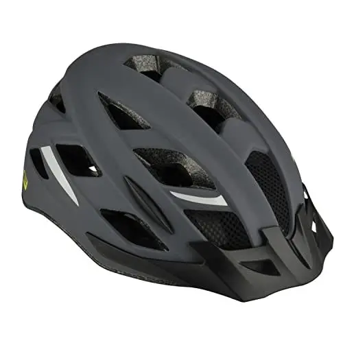 Produktbild: FISCHER Erwachsene Fahrradhelm, Radhelm, Cityhelm Urban Levin, L/XL, 58-61cm, grau, mit beleuchtetem Innenring-System