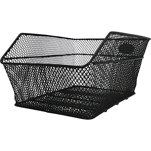 Produktbild: FISCHER Gepäckträgerkorb School, Fahrradkorb, engmaschig, diebstahlsicher, für E-Bikes geeignet, Tragkraft 25 kg, schwarz