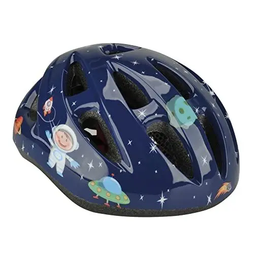 Produktbild: FISCHER Kinderhelm, Fahrradhelm, Jugendhelm Eule, XS/S, 48-54cm, blau, hochfeste EPS-Schale, TÜV-Zertifiziert