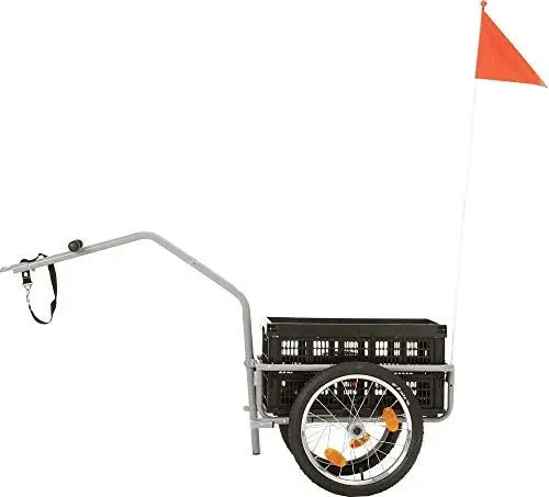 Produktbild: FISCHER Lastenanhänger Profi Plus III für alle gängigen Fahrräder von 26-28 Zoll, Zuladung 30 kg