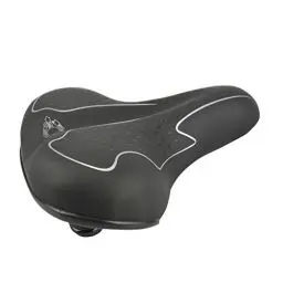 Produktbild: WITTKOP Sattel Touren/City-Sattel - mit Elastomeren, One size, 85657, Schwarz
