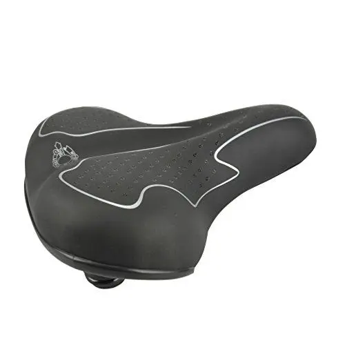 Produktbild: WITTKOP Sattel Touren/City-Sattel - mit Elastomeren, One size, 85657, Schwarz