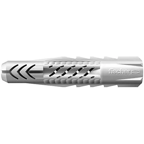 Produktbild: FISCHER Universaldübel UX 6 x 35, Schachtel mit 50 Nylondübeln, Allzweckdübel ohne Rand, für optimalen Halt bei Befestigungen in Beton, Gipskarton, Kalksand-Lochstein uvm.