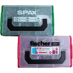 Produktbild: FISCHER | SPAX Dübel- & Schraubenset (913 Teile)