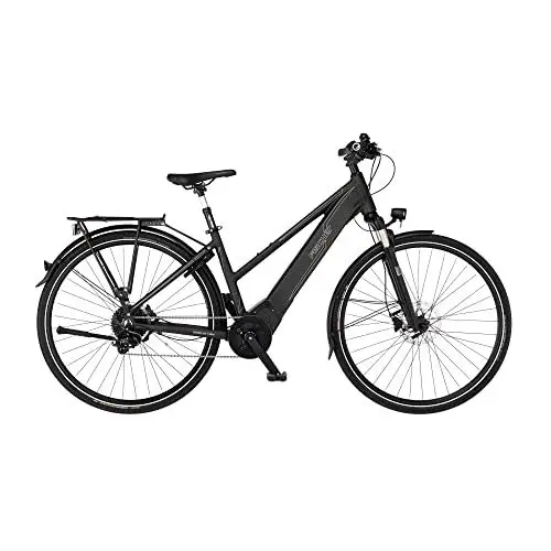Produktbild: Fischer E-Bike Trekking, VIATOR 6.0i Elektrofahrrad für Damen, RH 44 cm, Mittelmotor 90 Nm, 36 V Akku im Rahmen, Graphit metallic matt, 28 Zoll