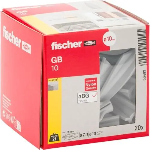 Produktbild: Fischer Gasbetondübel GB10 - 20 Stück