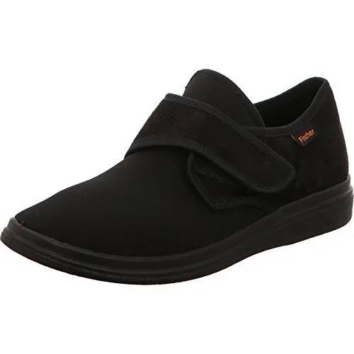 Produktbild: Fischer Herren Ortho Flache Hausschuhe, Schwarz Schwarz 222, 42 EU Weit