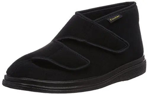 Produktbild: Fischer Herren Ortho Hohe Hausschuhe, Schwarz Schwarz 222, 48 EU X-Weit