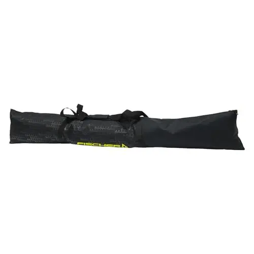 Produktbild: Fischer Skitasche Skisack Skihülle Skicase Eco Alpine - 175cm Länge - Tasche für 1 Paar Ski mit 2 Stöcken - Robustes Skicover - wasserfest mit Tragegriff - Ski Tasche mit Griff