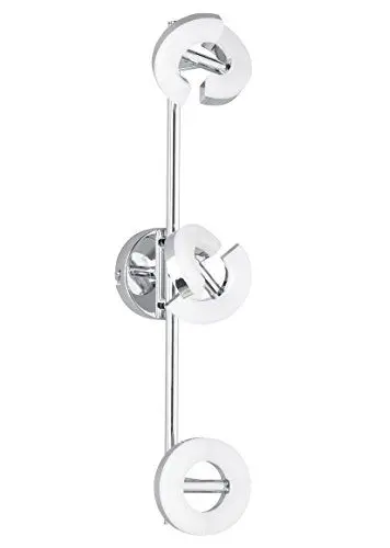 Produktbild: Fischer & Honsel Deckenleuchte Donut 3x HV-LED 5,5 Watt, chromfarben, 23283, 48 x 9 x 14 cm (LxBxH)