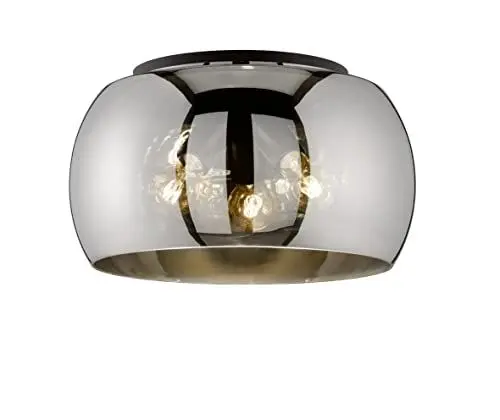 Produktbild: Fischer & Honsel Deckenleuchte, Glas, sandschwarz, 40 cm, 21304, Ø 40 cm