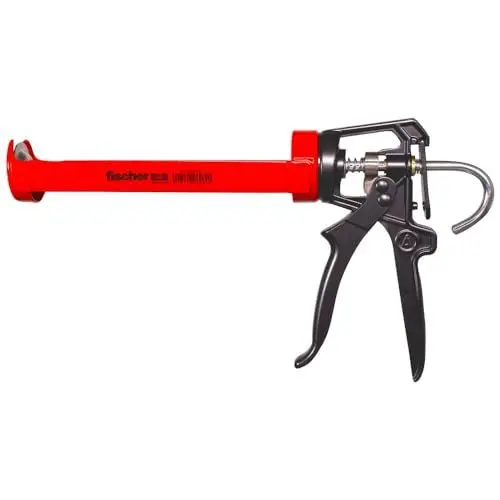 Produktbild: fischer Kartuschenpistole KP M3, Auspresspistole für Silikonkartuschen, Kartuschenpresse zum effizienten Auspressen, robuste Ausführung für alle Anforderungen
