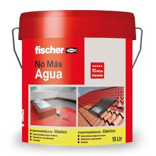 Produktbild: fischer 547153 Impermeabilizante Rojo/Cubo de 20 Kg Watch, Rot, 15L