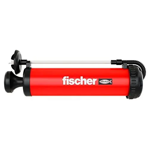Produktbild: fischer Ausbläser groß AB G, manueller Ausbläser für die Reinigung von Bohrlöchern, für eine zulassungskonforme Bohrlochreinigung, Rot