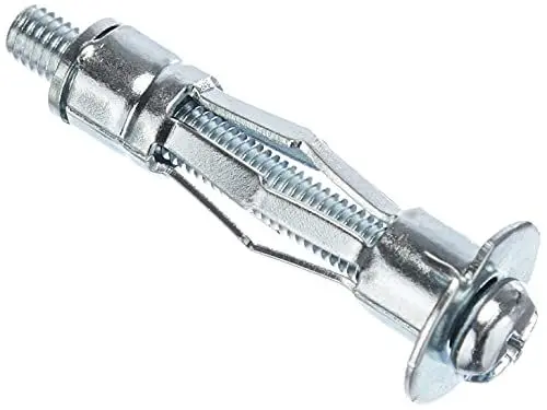 Produktbild: fischer HM 5x37 S - Hohlraum-Metalldübel mit Schraube zum Befestigen von Bildern, Gardinenschienen in Plattenbaustoffen - 20 Stück - Art.-Nr. 48041
