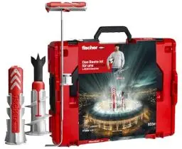 Produktbild: fischer L-Boxx DuoLine, praktische Box mit 833 leistungsstarke 2-Komponenten-Dübel (DuoPower, DuoTec, DuoBlade), die innovative Dübel-Linie für mehr Funktion, Leistung und Sicherheit