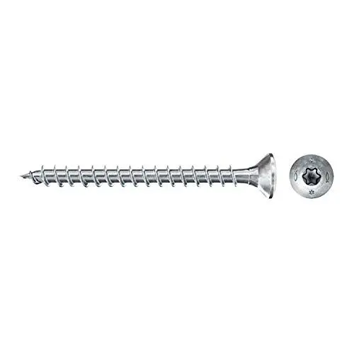 Produktbild: fischer PowerFast II CTF 3,0 x 12, Spanplattenschraube (200 Stk.) mit Vollgewinde, Senkkopfschraube mit Innenstern, Schraube für Holzverarbeitung, reduziert Einschraubwiderstand & Einschraubzeit