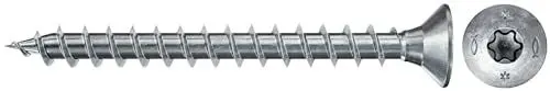 Produktbild: fischer PowerFast II CTF 3,0 x 20, Spanplattenschraube (200 Stk.) mit Vollgewinde, Senkkopfschraube mit Innenstern, Schraube für Holzverarbeitung, reduziert Einschraubwiderstand & Einschraubzeit