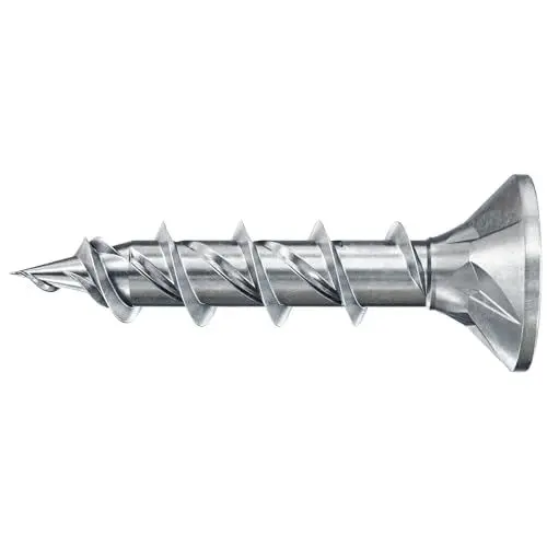 Produktbild: fischer PowerFast II CZF 6,0 x 30, Spanplattenschraube (50 Stk.) mit Vollgewinde, Senkkopfschraube mit Kreuzschlitz, Schraube für Holzverarbeitung, reduziert Einschraubwiderstand & Einschraubzeit