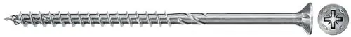 Produktbild: fischer PowerFast II CZP 3,0 x 45, Spanplattenschraube (100 Stk.) mit Teilgewinde, Senkkopfschraube mit Kreuzschlitz, Schraube für Holzverarbeitung, reduziert Einschraubwiderstand & Einschraubzeit