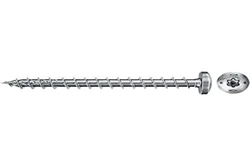 Produktbild: fischer PowerFast II PTF 3,5 x 16, Spanplattenschraube (200 Stk.) mit Vollgewinde, Pan Head mit Innenstern, Schraube für Holzverarbeitung, reduziert Einschraubwiderstand & Einschraubzeit