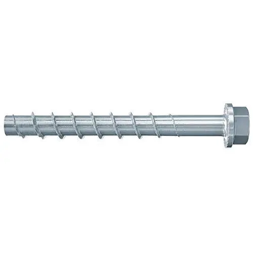 Produktbild: fischer UltraCut FBS II 8x90 40/25 US TX, leistungsstarke Betonschraube (50 Stk.), Schraube für den Innenbereich, Sechskantschraube zur sicheren Befestigung in Beton & Mauerwerk, Grau