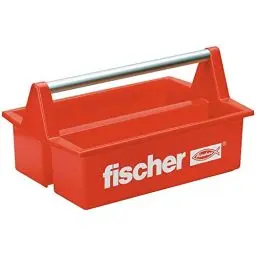 Produktbild: fischer Werkzeugkasten, der robuste und geräumige Werkzeugkoffer für professionelle Handwerker und passionierte Heimwerker, optimal geeignet zum Verstauen, Aufbewahren & Transportieren von Werkzeug
