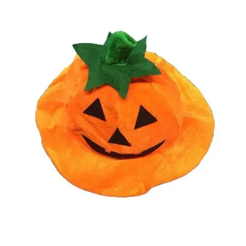 Produktbild: Fischerhut Batik Partyhut Halloween-Thema Orangefarbener Hut Halloween-Hut Hat Hüte Kürbishut Make-up Kopfbedeckung Halloween-Kürbishut Techno Outfit Herren (A, One Size)