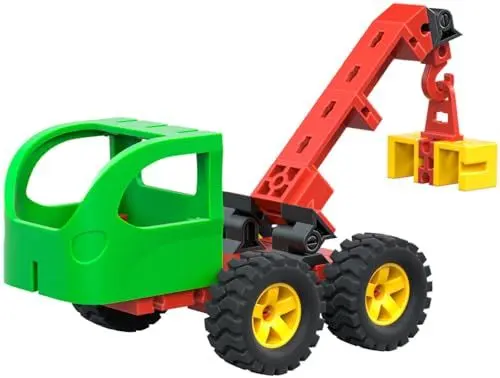 Produktbild: fischertechnik 564065 JUNIOR Constructor – Bausatz für Kinder ab 5 Jahren, Spielzeug mit Bagger, Hubschrauber & Flugzeug, fördert technisches Verständnis