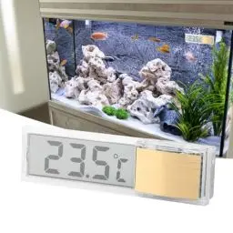 Produktbild: Fischtank-Thermometer Digitales LED-Aquarium-Thermometer Temperaturmessung, klein, für Aquarien