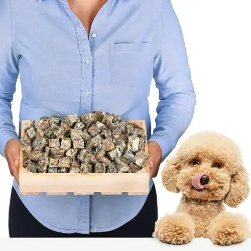 Produktbild: Fisch-WÜRFEL (1 kg) | 100% natürliche Fischleckerlis für Hunde & Katzen | Ohne künstliche Zusätze | Reich an Omega-3 | Getrocknet | Ohne Fischmehl | Getreidefrei