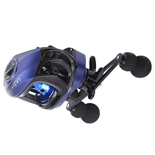 Produktbild: Fishawk Baitcasting Reel, Angelzubehör Angelrolle für Süßwasserfischen für Salzwasserfischen(Right Hand Wheel)