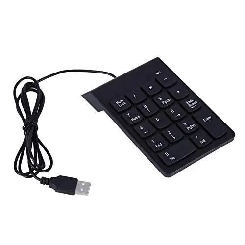 Produktbild: Fishawk -Tastatur, Computertastatur weit kompatibler, komfortabler Touch mit 18 Tasten für Büro und Zuhause zum Arbeiten an Tabellenkalkulationen