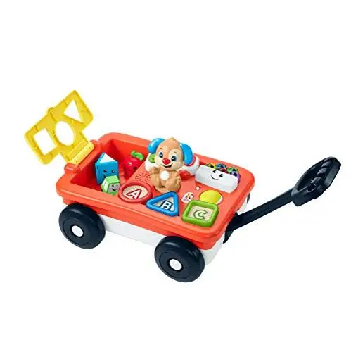 Produktbild: Fisher-Price GHV01 Lernspaß Bollerwagen, Deutsche Sprachversion