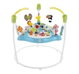 Produktbild: Fisher-Price GWD42 - Jumperedoo, 360-Grad-Drehspaß mit fröhlicher Musik, Lichtern und Geräuschen, für Babys und Kleinkinder