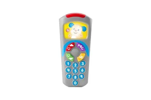 Produktbild: Fisher-Price Lernspaß Lernspielzeug für Babys Hündchen-Fernbedienung Spielzeugfernbedienung mit Musik und Lichtern für Kinder ab 6 Monaten, deutsche Version, HXB88