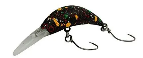 Produktbild: Fishing Tackle Max Unisex – Erwachsene 10C5200342C10 FTM Mega Masu MR Wobbler 3,5cm 35mm 2,5g UV Camou Braun 5200342 Ultra Light Fischen Forellenangeln Barschangeln, Bunt, Normal