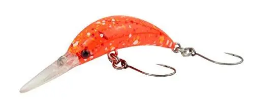 Produktbild: Fishing Tackle Max Unisex – Erwachsene 10C5200344C10 FTM Mega Masu MR Wobbler 3,5cm 35mm 2,5g UV Camou Orange 5200344 Ultra Light Fischen Forellenangeln Barschangeln, Bunt, Normal