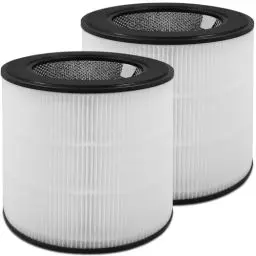 Produktbild: Fishoney FY0293/30 Ersatz Ersatzteil Kompatibel mit Philips Luftreiniger Serie 800 AC0850/11 AC0830/10 AC0820/10 AC0820/30 AC0819/10 FY0194/30, Filter und Aktivkohlefilter, 2 Stück