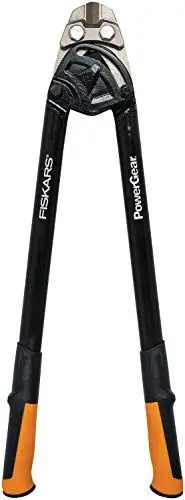 Produktbild: Fiskars Bolzenschneider, Bis zu 30% mehr Kraft, Länge 61 cm, Stahl/Kunststoff, Schwarz/Orange, PowerGear, 1027214