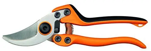 Produktbild: Fiskars Profi Bypass-Gartenschere für frische Äste und Zweige, Hochwertige Stahl-Klingen, Länge: 21 cm, Schwarz/Orange, PB-8 L, 1020203