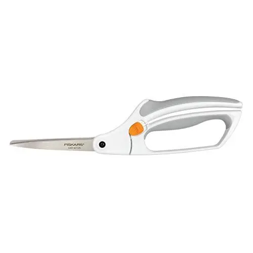 Produktbild: Fiskars Softgrip Allzweckschere, Easy Action, Länge: 26 cm, Rostfreie Stahl-Klinge/Kunststoff-Griffe, Weiß, 1059564